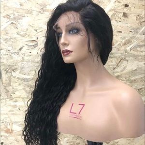 Brazilian human Virgin wig natural color 26" inch